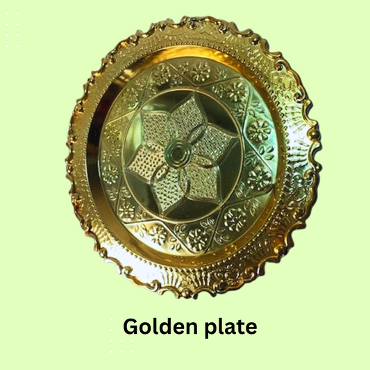 Golden Rajkot Plate Item No: (279)