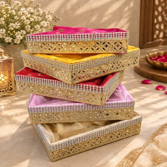 Chain MDF Basket - Pack of 9