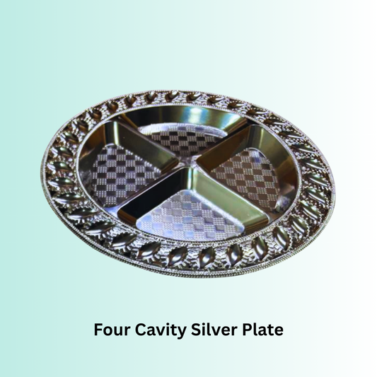 Four Cavity Silver Plate Item No: (2716)