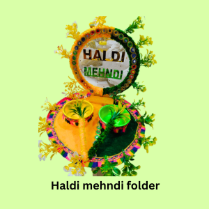 Haldi Mehndi Folder Item No: (2918)