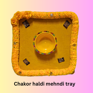 Chakor Haldi Mehndi Tray Item No: (297)