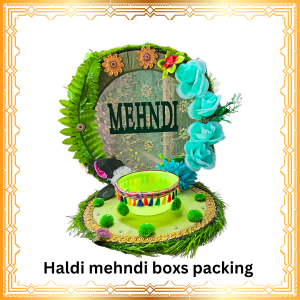 Haldi Mehndi Boxs Packing