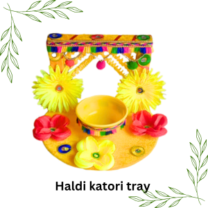 Handle Haldi Mehndi Tray Item No: (2912)