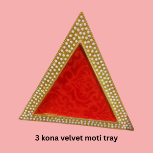 3 Kona Moti Velvet Tray (Item No:-2322)