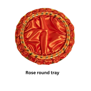Gulab Tray Gol / Round (Item No:-(2318)