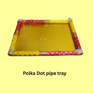 Polka Dot Pipe Tray