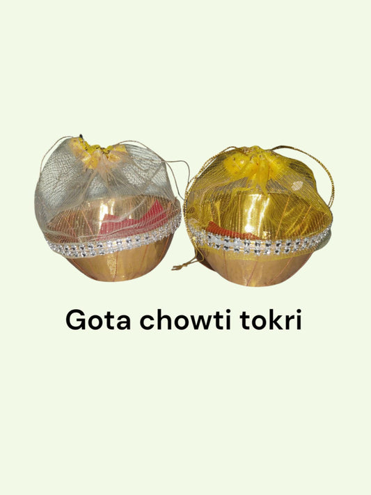 Gota Tokri Chowti / Golden Gota Chowti Tokri (Item No:-223)