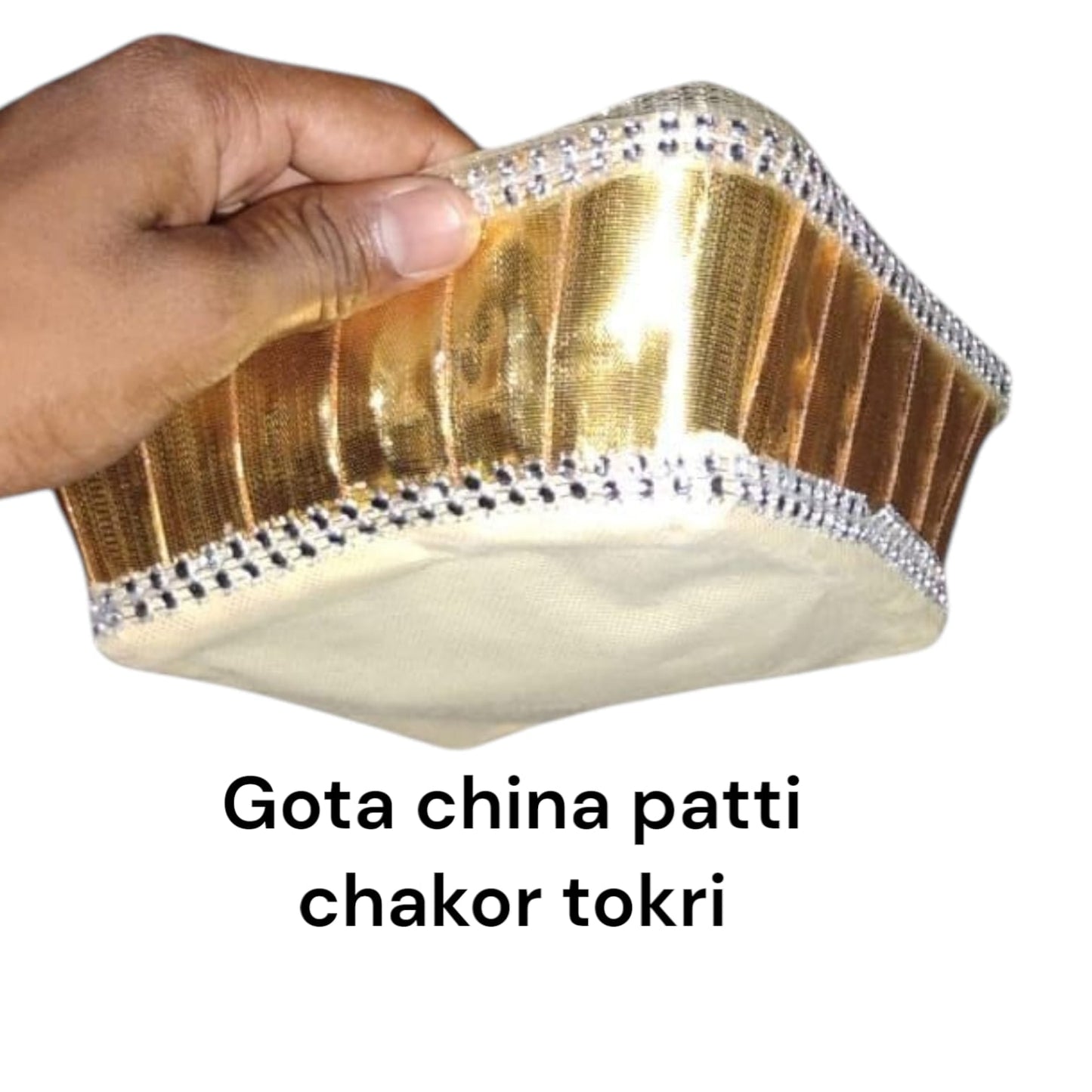 Gota Tokri China Patti Chakor / Golden Gota Tokri China Patti Chakor