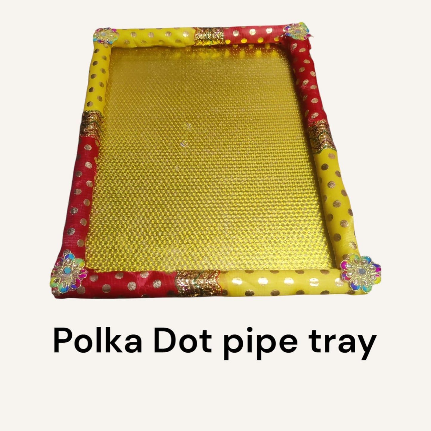 Polka Dot Pipe Tray