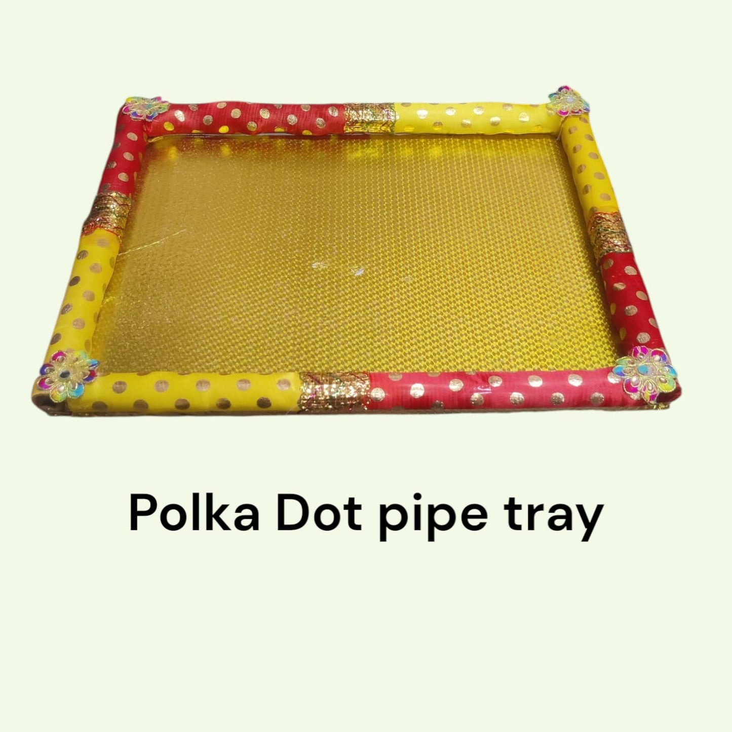 Polka Dot Pipe Tray