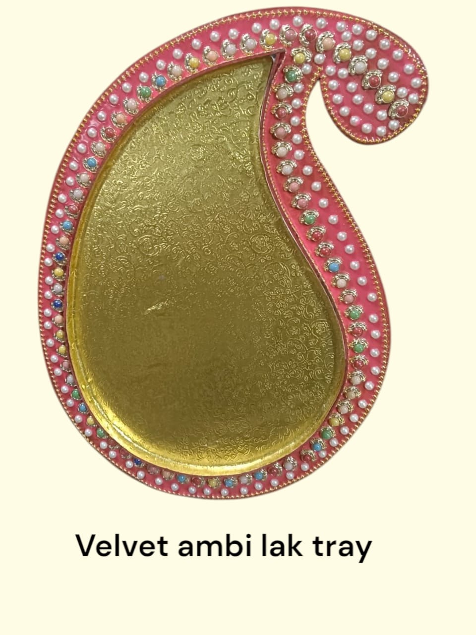 Velvet Ambi Lak Tray ( Item No:-3-21)