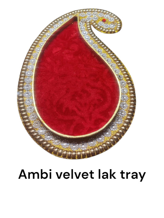 Velvet Ambi Lak Tray ( Item No:-2321)