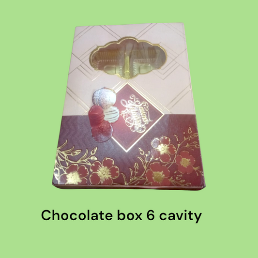 Chocolate Box 6 Cavity (Item No:-253)