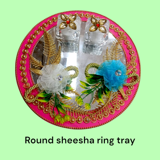 Round Sheesha Ring Tray (Item No:-2817)