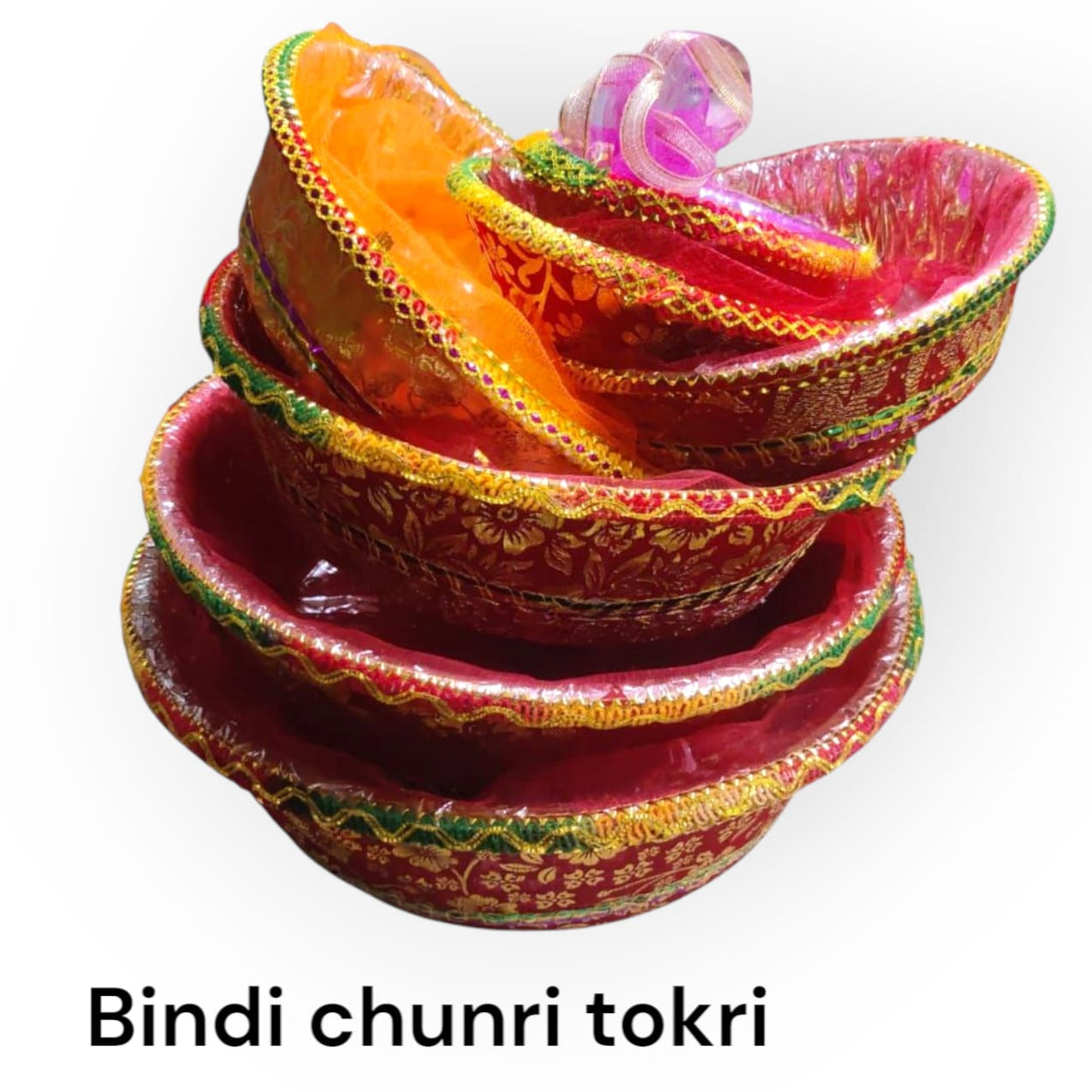 Bindi Chunri Tokri / Velvet Tiranga Tokri