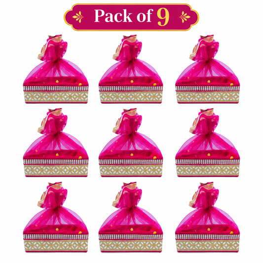 Chain MDF Basket - Pack of 9