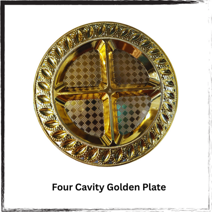 Four Cavity Golden Plate