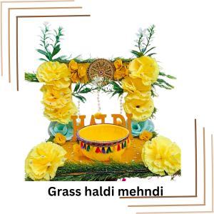 Grass Haldi Mehndi