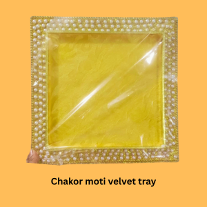 Chakor Moti Tray Velvet