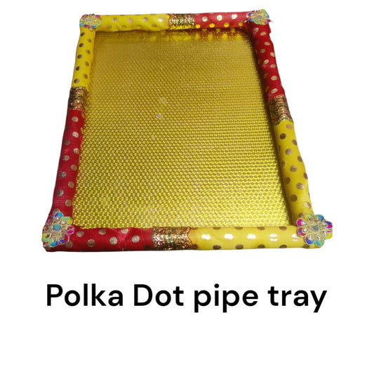 Polka Dot Pipe Tray