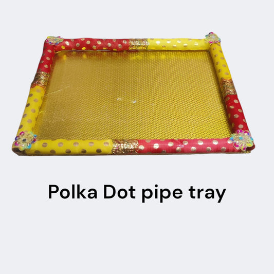 Polka Dot Pipe Tray