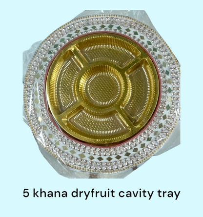 5 Khana Dryfruit Cavity Tray