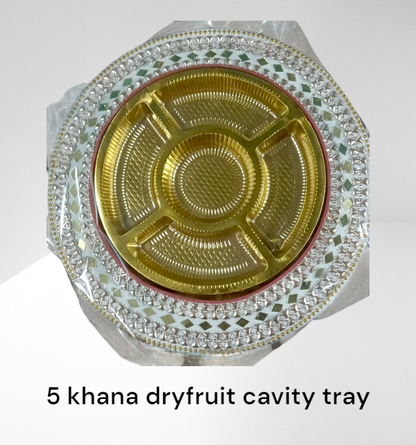 5 Khana Dryfruit Cavity Tray