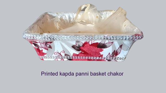 Fancy Panni Tokri Chakor / Rassi Panni Tokri Chakor/ Printed Kapda Panni Tokri Chakor (Item No:-225)